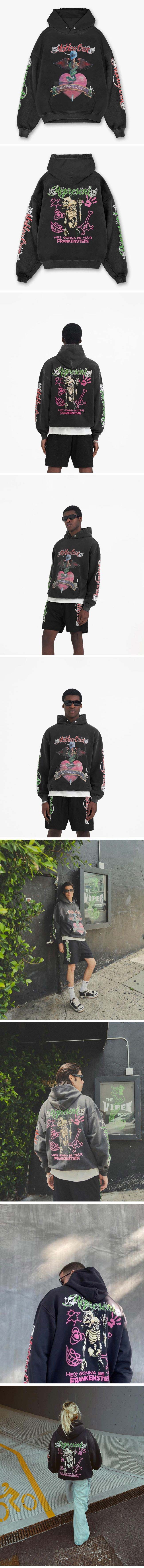 Represent Heart Print Parker リプレゼント ハート プリント パーカー