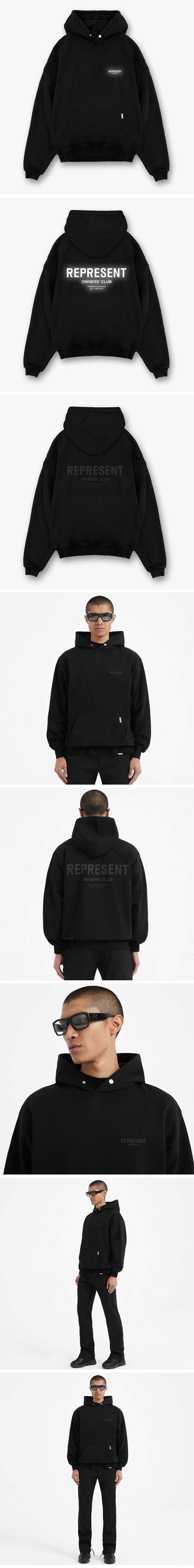 Represent Logo Print Parker リプレゼント ロゴ プリント パーカー