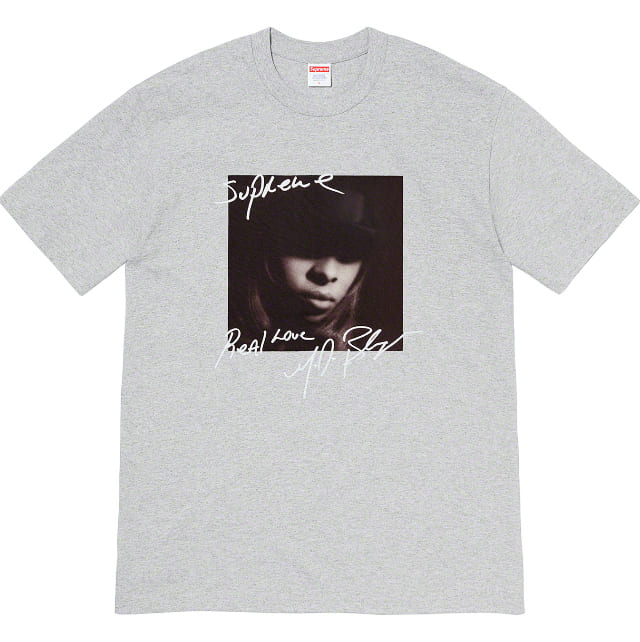 Supreme 19FW Mary.J Blige Tee Grey シュプリーム  Tシャツ グレー