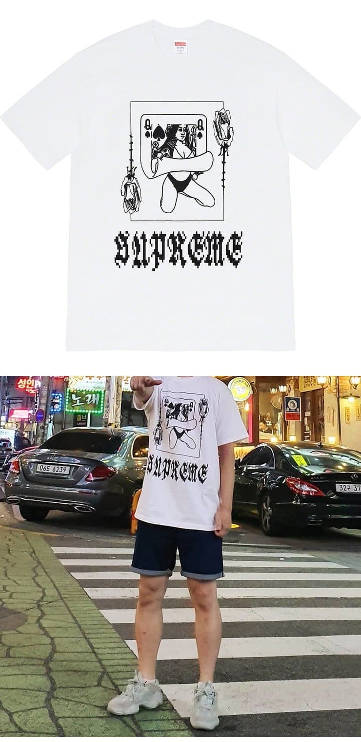 Supreme 19FW Queen Tee White シュプリーム クイーン Tシャツ ホワイト