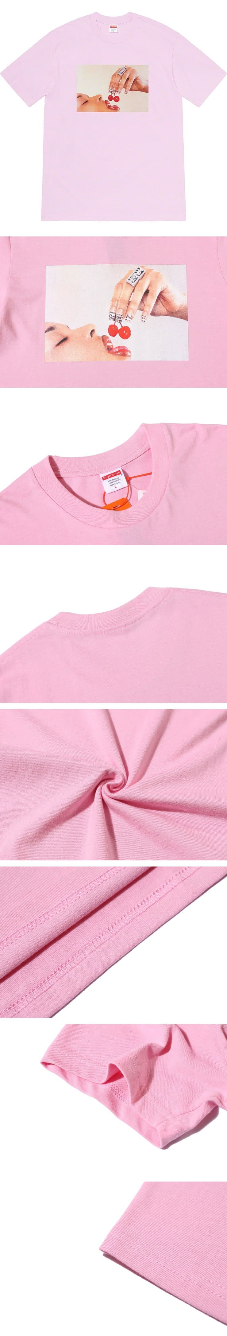 Supreme 20SS Cherries Tee Pink シュプリーム チェリーズ Tシャツ ピンク