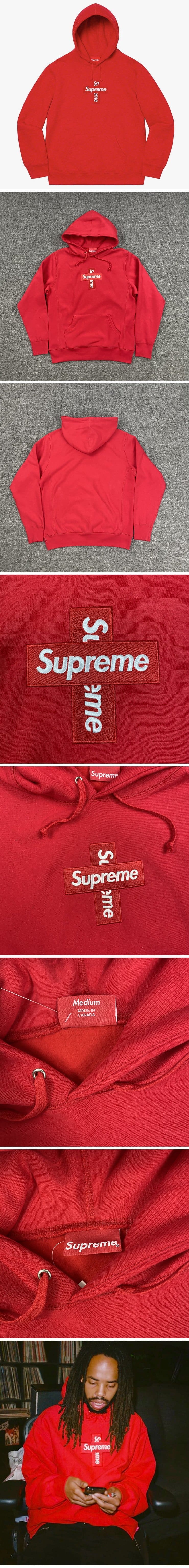 Supreme 20FW Cross Box Logo Hooded Sweatshirt Red シュプリーム 20FW クロス ボックスロゴ パーカー レッド