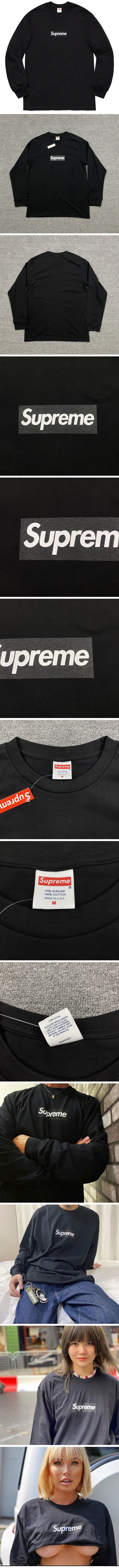 Supreme 20FW Box Logo L/S Tee Black シュプリーム 20FW ボックスロゴ ロンT ブラック