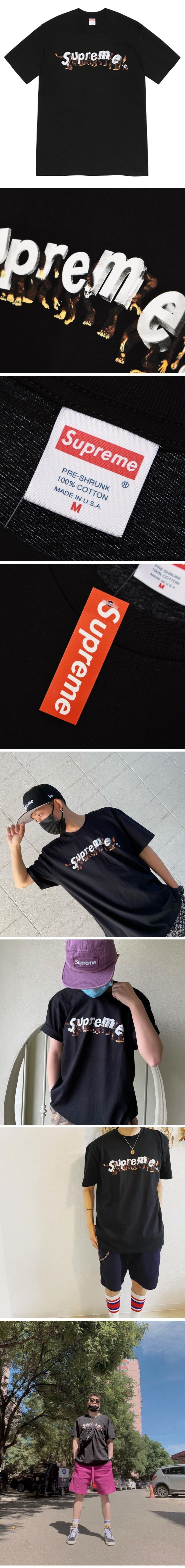 Supreme S2111 Apes Tee Black シュプリーム Tシャツ ブラック