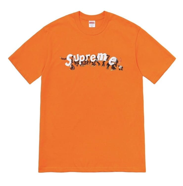 Supreme S2111 Apes Tee Orange シュプリーム Tシャツ オレンジ