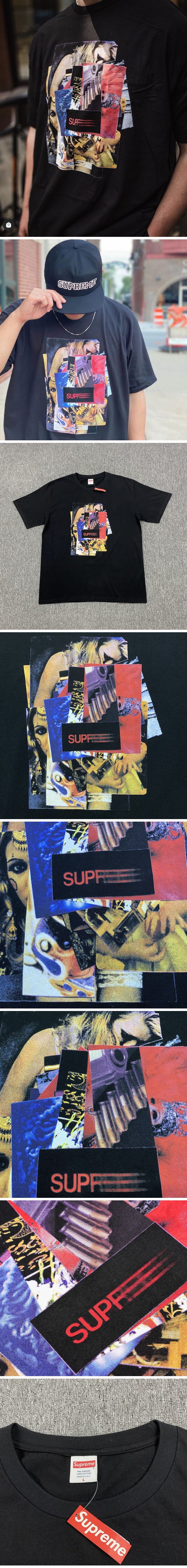 Supreme 21FW Stack Tee Black シュプリーム スタック Tシャツ ブラック