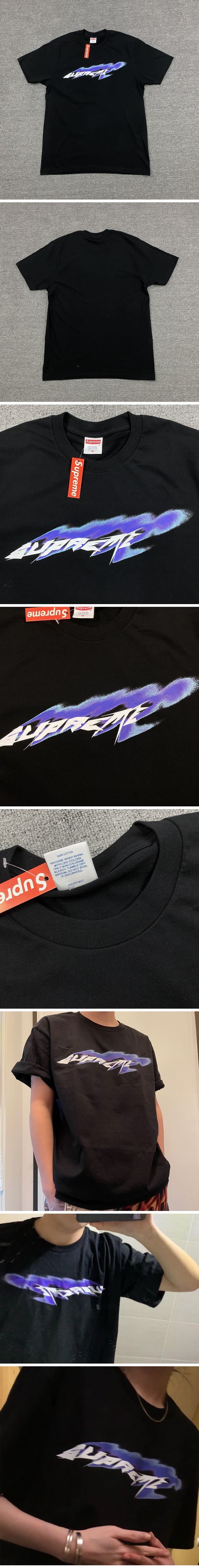 Supreme 21ss Wind Tee シュプリーム 21ss ウィンド Tシャツ ブラック