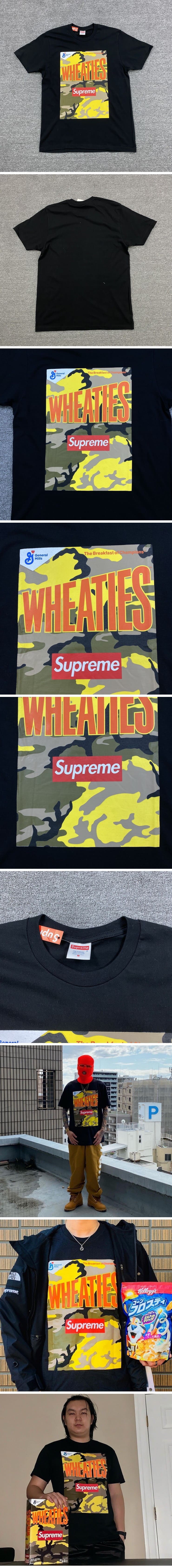 Supreme 21ss Wheaties Tee シュプリーム 21ss ウィーティーズ Tシャツ ブラック