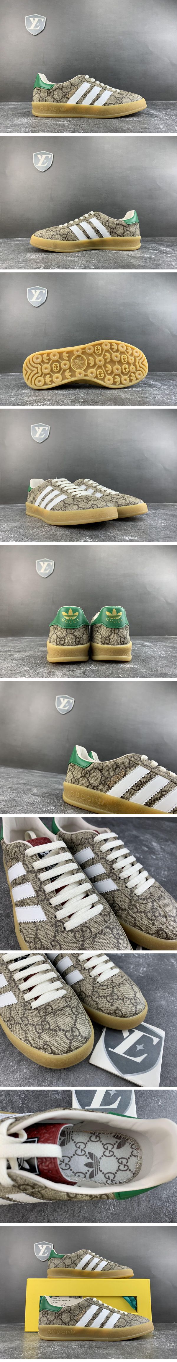 Gucci × Adidas Gazelle Beige Tone Core White グッチ × アディダス ガゼル ベージュトーン コアホワイト