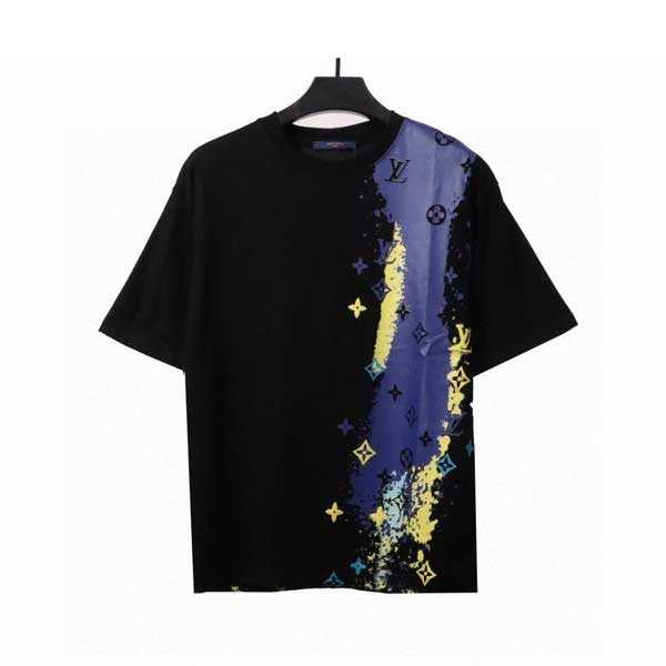 Louis Vuitton Painted Monogram Tee ルイヴィトン ペインテッド モノグラム Tシャツ ブラック｜KINGDOM