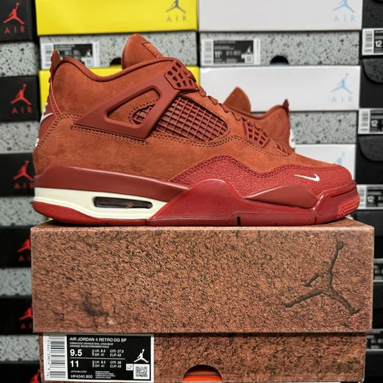 Nigel Sylvester × Nike Air Jordan 4 Retro OG Brick By Brick HF4340-800 ナイジェルシルベスター × ナイキ エアジョーダン4 レトロ OG ブリック バイ ブリック