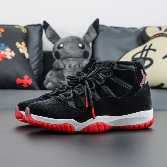 Nike Women's Air Jordan 11 Bred Velvet DB5457-061 ナイキ ウィメンズ エアジョーダン11 ブレッド ベルベット