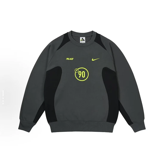 Palace x Nike Logo Crew Neck Sweatshirt チャコール パレス ナイキ ロゴ クルーネック スウェットシャツ チャコール