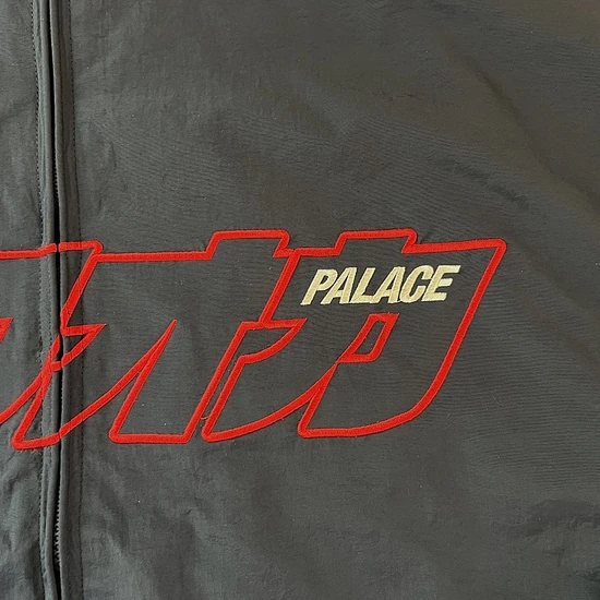 Palace Logo Stripes Zip-Up Track Jacket ネイビー パレス ロゴ ストライプ ジップアップ トラック ジャケット ネイビー
