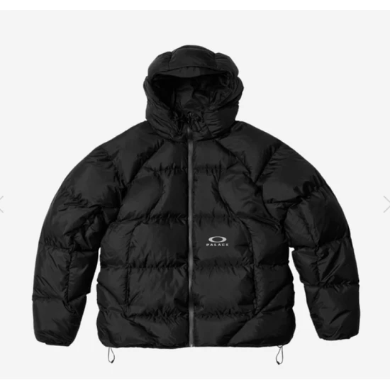 Palace x Oakley Logo Hooded Puffer Jacket ブラック パレス オークリー ロゴ フーデッド パファー ジャケット ブラック
