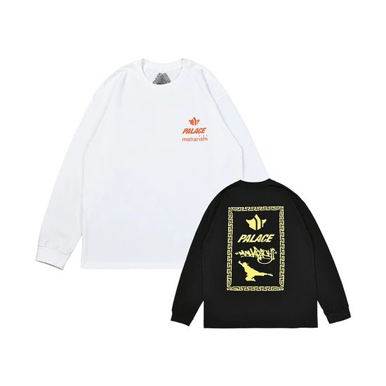 Palace x maharishi Logo Long Sleeve T-Shirt パレス マハリシ ロゴ ロング スリーブ Tシャツ