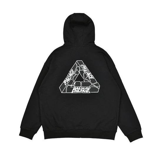 Palace Logo Zip-Up Hoodie ブラック パレス ロゴ ジップ アップ パーカー ブラック