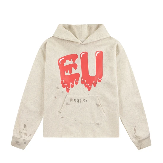 Saint Michael Logo Hoodie オートミール セイント マイケル ロゴ パーカー オートミール