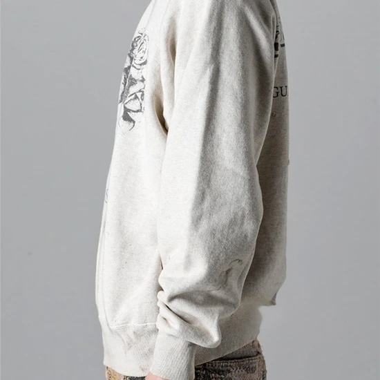 Saint Michael Logo Crew Neck Sweatshirt ヘザー セント マイケル ロゴ クルーネック スウェットシャツ ヘザー