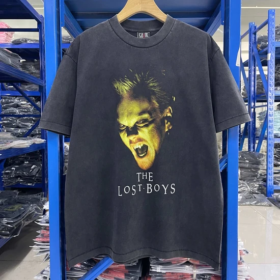 Saint Michael Logo Graphic T-Shirt チャコール セント マイケル ロゴ グラフィック Tシャツ チャコール