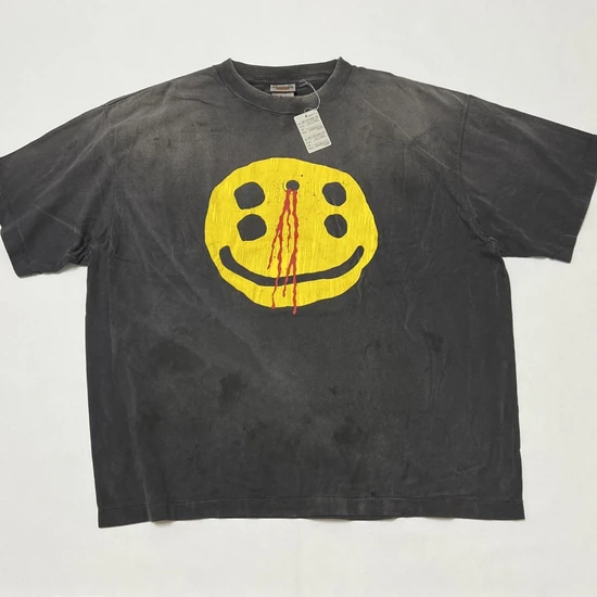 Saint Michael x Cactus Plant Flea Market Logo T-Shirt チャコール セント マイケル x カクタス プラント フリー マーケット ロゴ Tシャツ チャコール