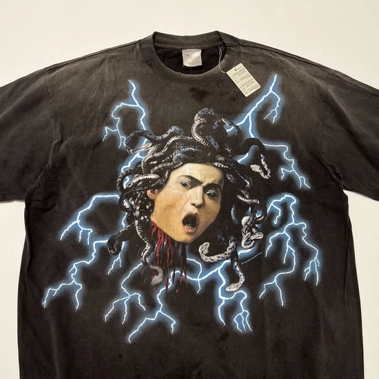 Saint Michael Graphic T-Shirt チャコール セイント マイケル グラフィック Tシャツ チャコール
