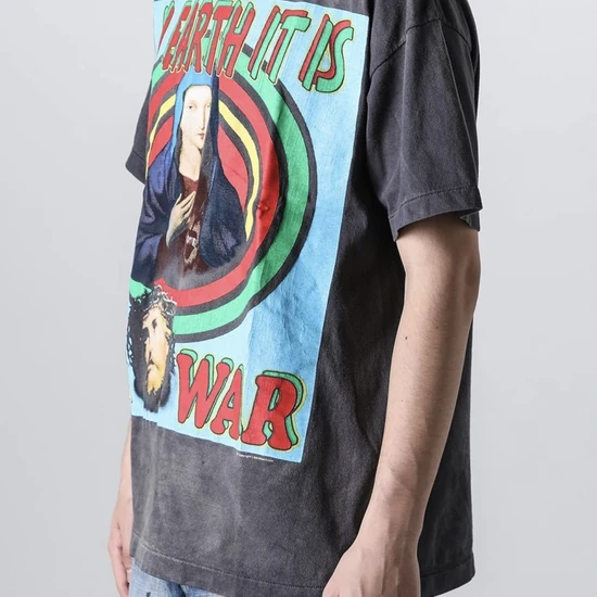 Saint Michael Graphic T-Shirt チャコール セイント マイケル グラフィック Tシャツ チャコール