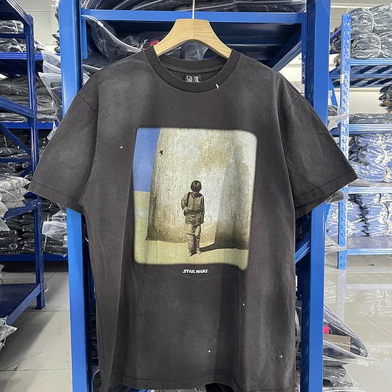 Saint Michael x Star Wars Logo Graphic T-Shirt チャコール セイント マイケル スター ウォーズ ロゴ グラフィック Tシャツ チャコール