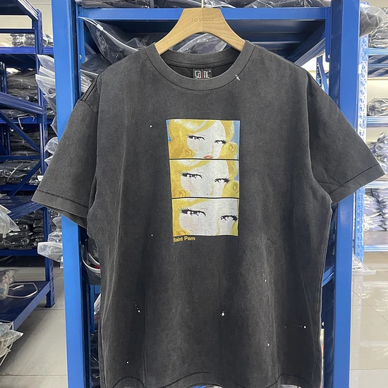 Saint Michael Graphic T-Shirt チャコール セイント マイケル グラフィック Tシャツ チャコール