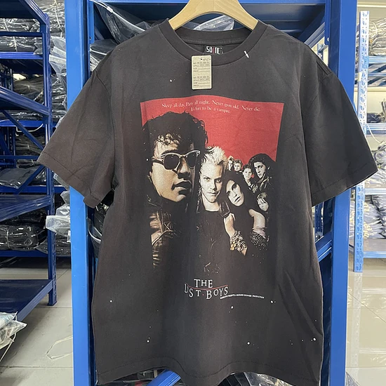 Saint Michael Logo Graphic T-Shirt チャコール セイント マイケル ロゴ グラフィック Tシャツ チャコール