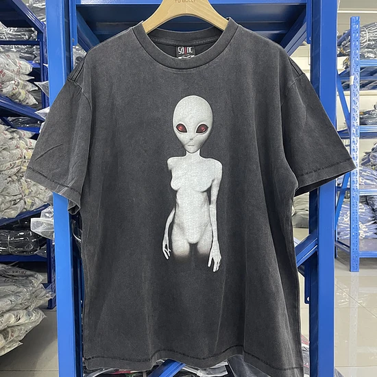 Saint Michael Graphic T-Shirt チャコール セイント マイケル グラフィック Tシャツ チャコール