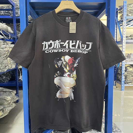 Saint Michael Logo Graphic T-Shirt チャコール セント マイケル ロゴ グラフィック Tシャツ チャコール