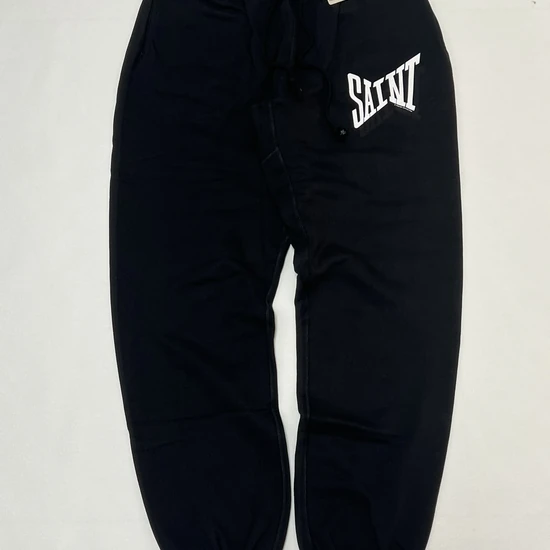 Saint Michael Logo Sweatpants ブラック セント マイケル ロゴ スウェットパンツ ブラック
