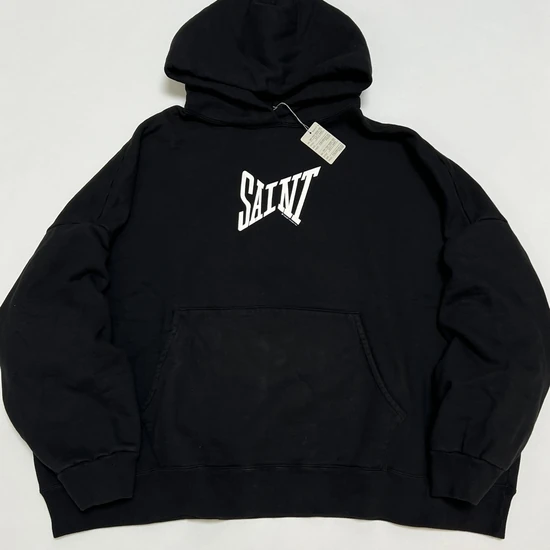 Saint Michael Logo Hoodie セイント マイケル ロゴ パーカー