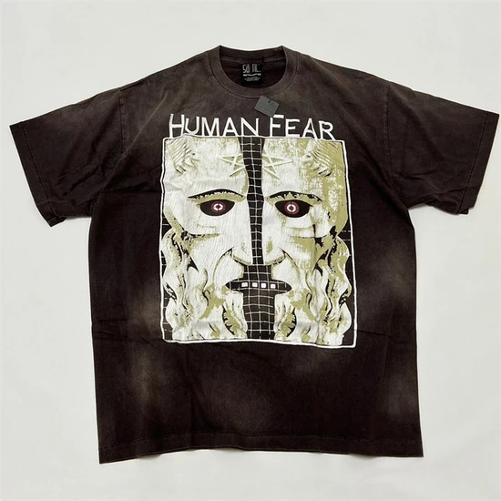 Saint Michael Human Fear Graphic T-Shirt セイント マイケル ヒューマン フィアー グラフィック Tシャツ