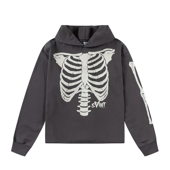 Saint Michael Skeleton Logo Hoodie セイント マイケル スケルトン ロゴ パーカー