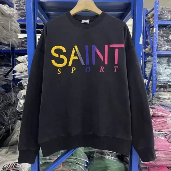 Saint Michael Logo Crew Neck Sweatshirt セイント マイケル ロゴ クルーネック スウェットシャツ