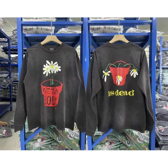Saint Michael Logo Graphic Long Sleeve T-Shirt セイント マイケル ロゴ グラフィック ロングスリーブ Tシャツ