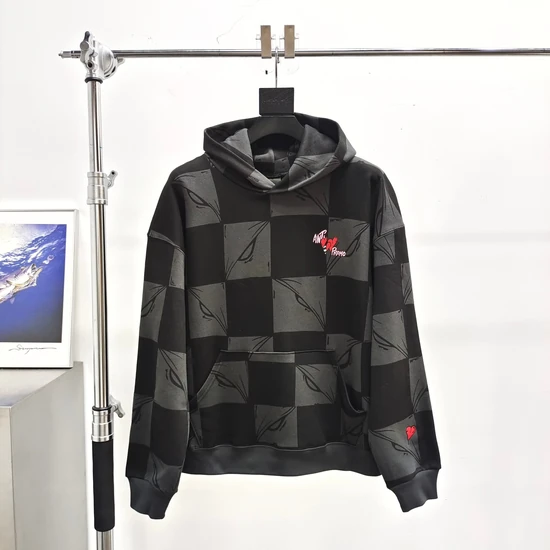 Check Logo Zip-Up Hoodie チェック ロゴ ジップアップ パーカー