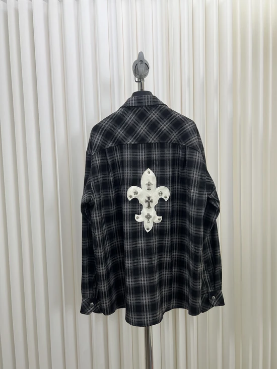 Chrome Hearts Logo Check Flannel Shirt クロムハーツ ロゴ チェック フランネル シャツ