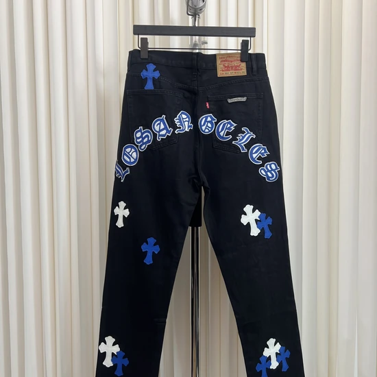 Chrome Hearts Logo Cross Jeans クロムハーツ ロゴ クロス デニム