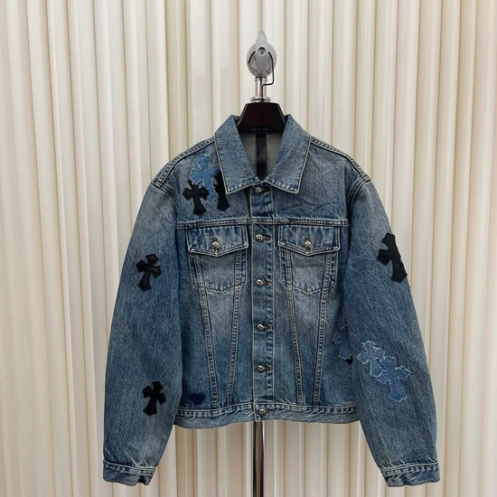 Chrome Hearts Logo Cross Denim Jacket クロムハーツ ロゴ クロス デニム ジャケット
