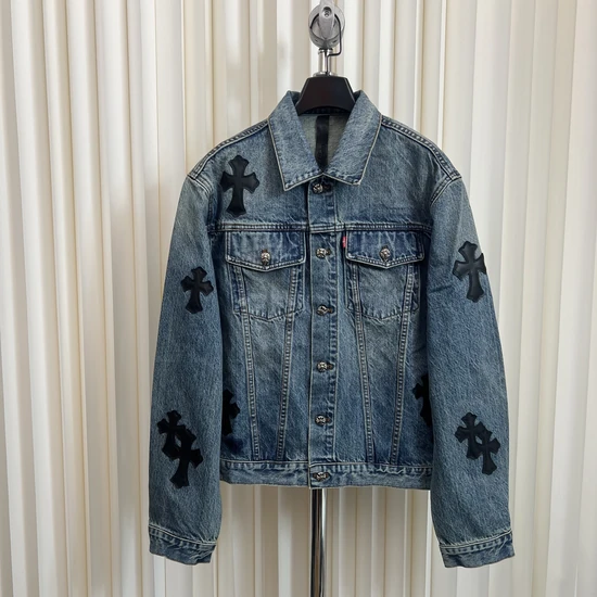 Chrome Hearts Logo Denim Jacket クロム ハーツ ロゴ デニム ジャケット