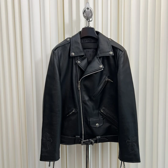 Chrome Hearts Logo Moto Jacket クロムハーツ ロゴ モト ジャケット