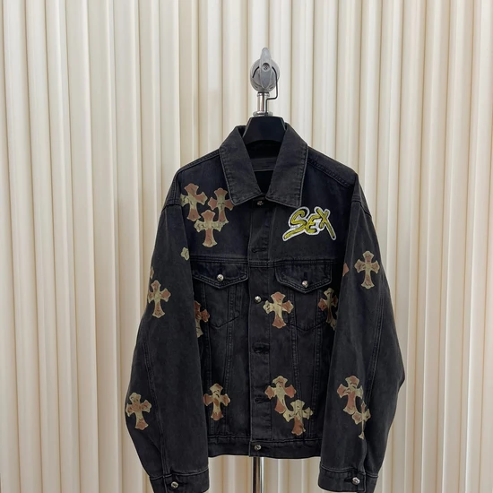 Chrome Hearts Logo Cross Denim Jacket クロムハーツ ロゴ クロス デニム ジャケット