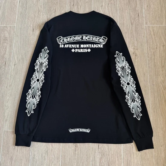 Chrome Hearts Logo Ornamental Sleeves Long Sleeve T-Shirt クロムハーツ ロゴ オーナメンタル スリーブス ロングスリーブ Tシャツ