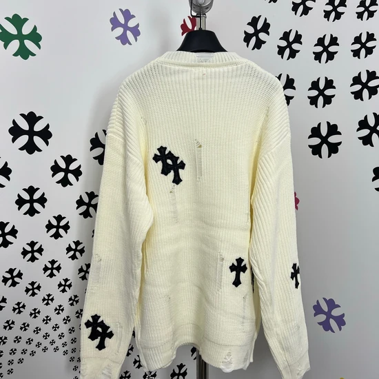 Chrome Hearts Logo Crew Neck Sweater クロムハーツ ロゴ クルーネック セーター