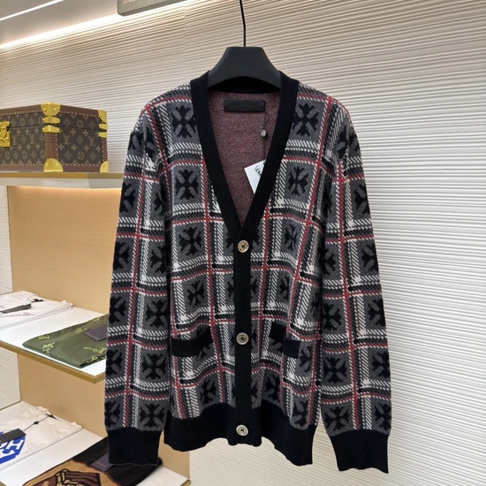 Chrome Hearts Logo Check Cardigan クロムハーツ ロゴ チェック カーディガン