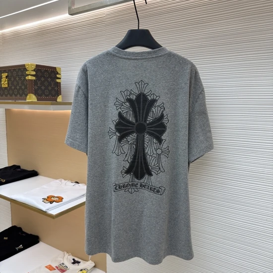 Chrome Hearts Logo Cross Crew Neck T-Shirt クロムハーツ ロゴ クロス クルーネック Tシャツ
