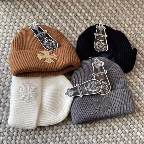 Chrome Hearts Logo Ribbed Beanie クロムハーツ ロゴ リブド ビーニー